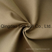 Tissu solide en coton spandex (QF13-0233)